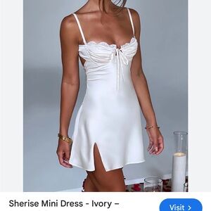 Ivory Mini Dress